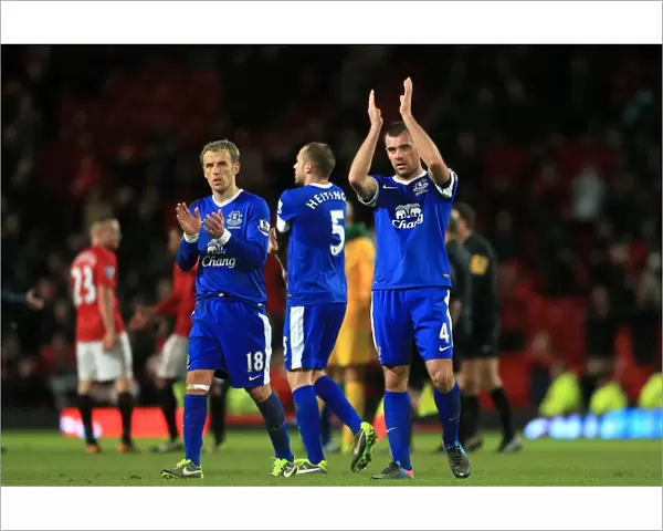 Everton's Unforgettable Draw at Old Trafford: Gibson, Heitinga, Neville and the Ecstatic Fans (Manchester United 2-2 Everton, 2013)