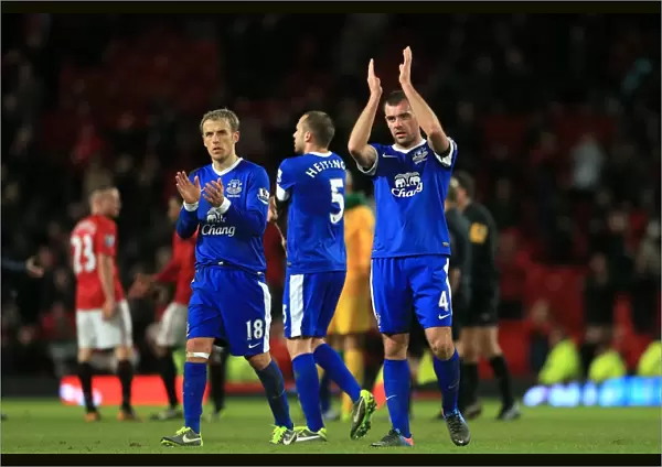 Everton's Unforgettable Draw at Old Trafford: Gibson, Heitinga, Neville and the Ecstatic Fans (Manchester United 2-2 Everton, 2013)