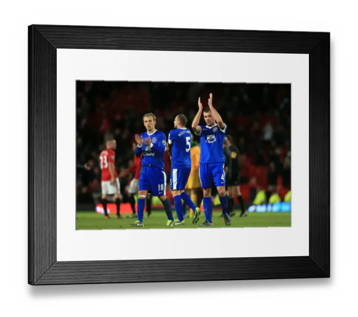 Framed Print : Everton's Unforgettable Draw at Old Trafford: Gibson, Heitinga, Neville and the Ecstatic Fans (Manchester United 2-2 Everton, 2013) Framed Print : Everton's Unforgettable Draw at Old Trafford: Gibson, Heitinga, Neville and the Ecstatic Fans (Manchester United 2-2 Everton, 2013)