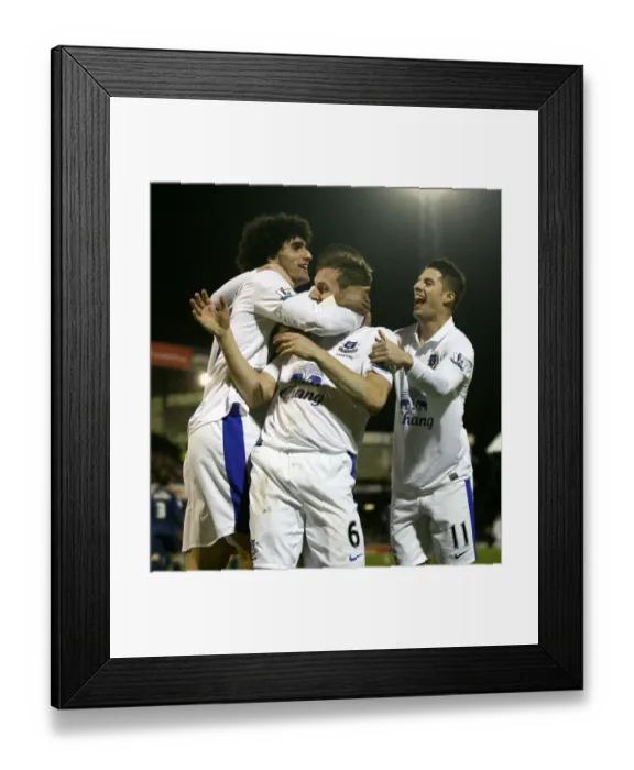 Framed Print : Jagielka's Strike: Everton's Dramatic Equalizer vs Oldham Athletic in FA Cup (16-02-2013) Framed Print : Jagielka's Strike: Everton's Dramatic Equalizer vs Oldham Athletic in FA Cup (16-02-2013)