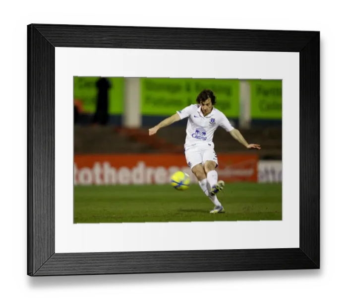 Framed Print : Leighton Baines Epic FA Cup Battle at Boundary Park: Oldham Athletic vs. Everton (16-02-2013) Framed Print : Leighton Baines Epic FA Cup Battle at Boundary Park: Oldham Athletic vs. Everton (16-02-2013)