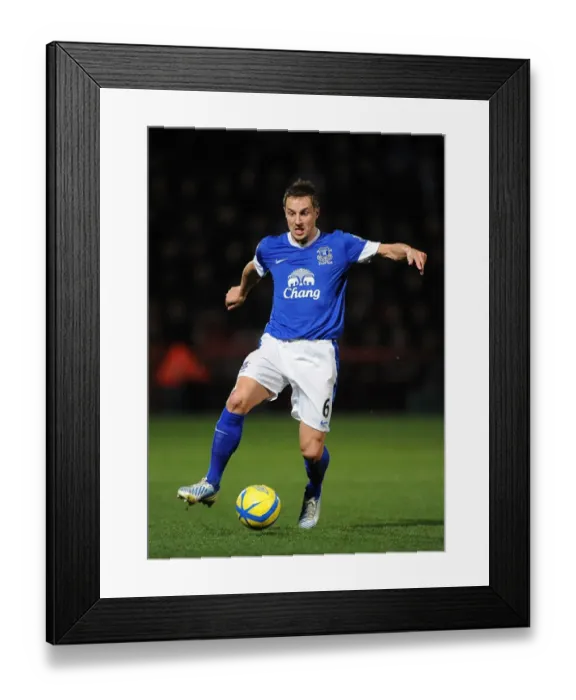 Framed Print : Phil Jagielka and Everton's Dominant FA Cup Victory Over Cheltenham Town (7-1-2013) Framed Print : Phil Jagielka and Everton's Dominant FA Cup Victory Over Cheltenham Town (7-1-2013)