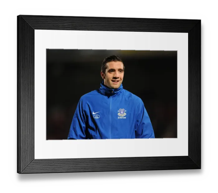 Framed Print : Everton's FA Cup Triumph: Shane Duffy's Goal Seals 7-1 Victory Over Cheltenham Town (07-01-2013)