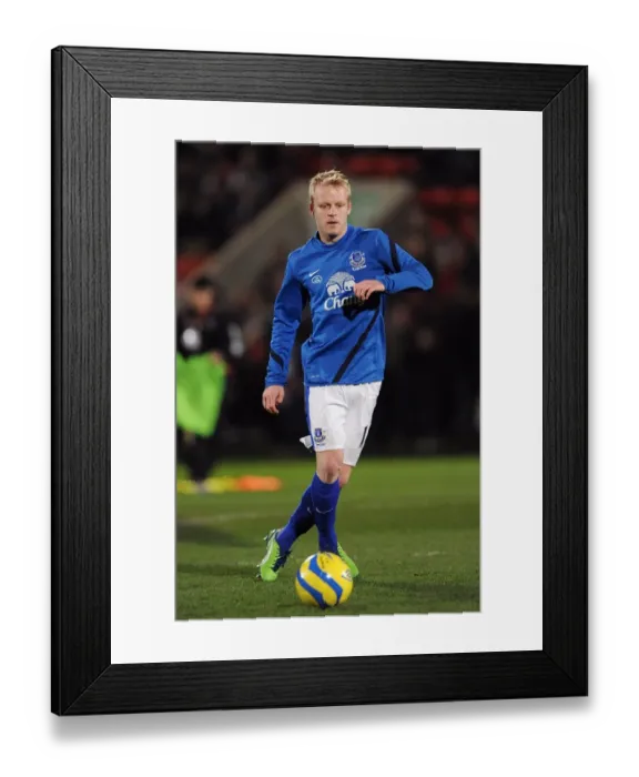 Framed Print : Steven Naismith's Five-Goal Masterclass: Everton's FA Cup Triumph over Cheltenham Town (07-01-2013)