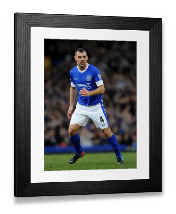 Framed Print : Darron Gibson's Dramatic Performance: Everton's Thrilling 3-3 Draw Against Aston Villa (02-02-2013) Framed Print : Darron Gibson's Dramatic Performance: Everton's Thrilling 3-3 Draw Against Aston Villa (02-02-2013)