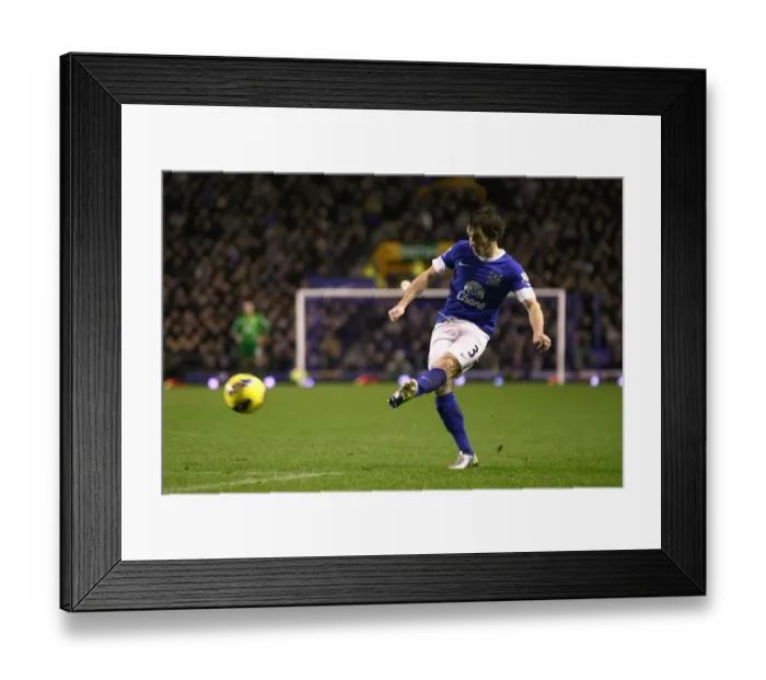 Framed Print : Everton's Leighton Baines in Action: Securing Victory over Wigan Athletic in the Barclays Premier League (26-12-2012) Framed Print : Everton's Leighton Baines in Action: Securing Victory over Wigan Athletic in the Barclays Premier League (26-12-2012)