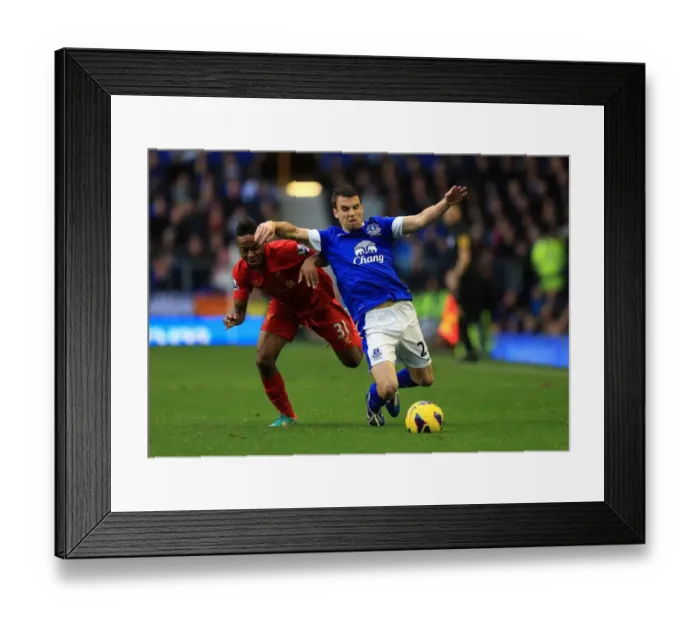 Framed Print : Battle at Goodison Park: Everton vs. Liverpool - Sterling vs. Coleman: A Riveting Rivalry (2012) Framed Print : Battle at Goodison Park: Everton vs. Liverpool - Sterling vs. Coleman: A Riveting Rivalry (2012)