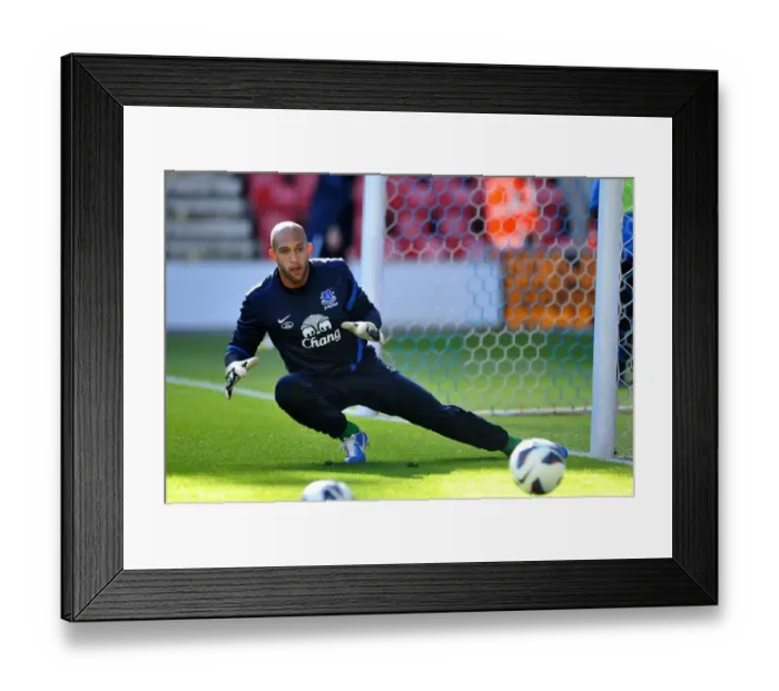 Framed Print : Tim Howard's Determined Showdown: Everton vs. Wigan Athletic at DW Stadium (6-10-2012) Framed Print : Tim Howard's Determined Showdown: Everton vs. Wigan Athletic at DW Stadium (6-10-2012)