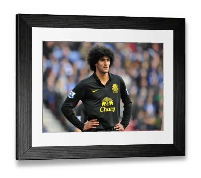 Framed Print : Marouane Fellaini's Dramatic Show: Everton's Thrilling 2-2 Draw Against Wigan Athletic, October 2012 Framed Print : Marouane Fellaini's Dramatic Show: Everton's Thrilling 2-2 Draw Against Wigan Athletic, October 2012