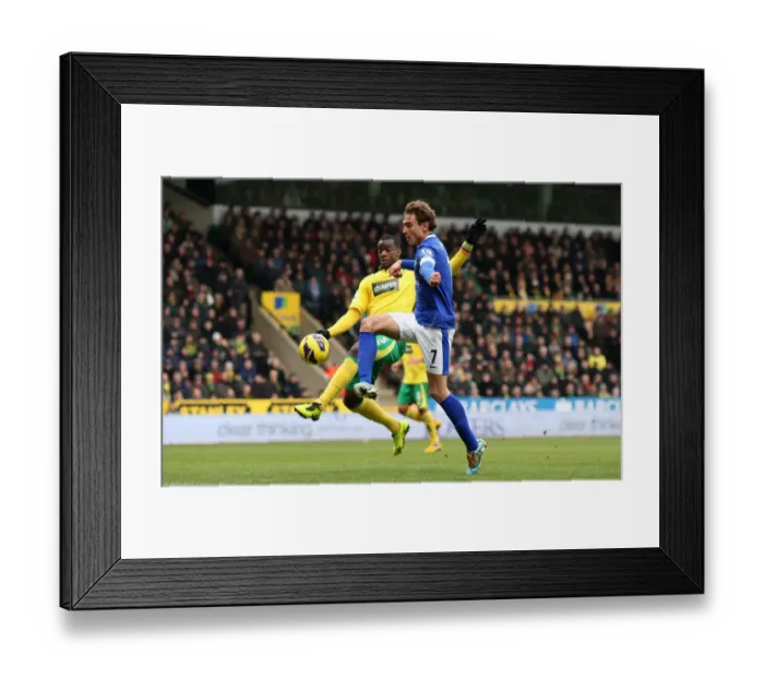 Framed Print : Barclays Premier League - Norwich City v Everton - Carrow Road Framed Print : Barclays Premier League - Norwich City v Everton - Carrow Road