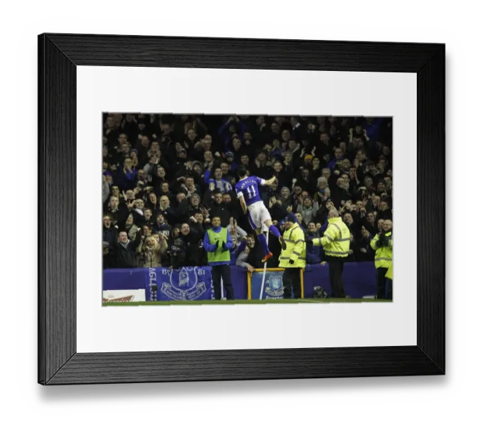 Framed Print : Mirallas Strikes First: Everton's FA Cup Opener vs Oldham Athletic (2013) Framed Print : Mirallas Strikes First: Everton's FA Cup Opener vs Oldham Athletic (2013)