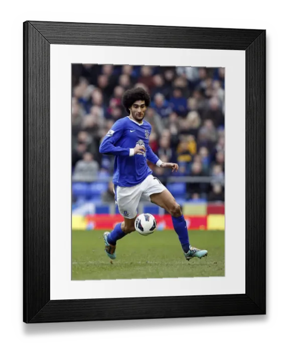 Framed Print : Everton's Triumphant Day: Marouane Fellaini Shines in 3-1 Victory Over Reading (BPL 2012-13, Goodison Park) Framed Print : Everton's Triumphant Day: Marouane Fellaini Shines in 3-1 Victory Over Reading (BPL 2012-13, Goodison Park)