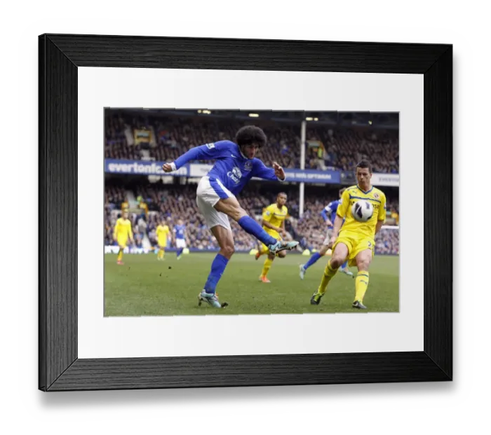 Framed Print : Marouane Fellaini's Strike: Everton's Triumphant Moment in a 3-1 Victory Over Reading (Barclays Premier League, Goodison Park, 02-03-2013) Framed Print : Marouane Fellaini's Strike: Everton's Triumphant Moment in a 3-1 Victory Over Reading (Barclays Premier League, Goodison Park, 02-03-2013)
