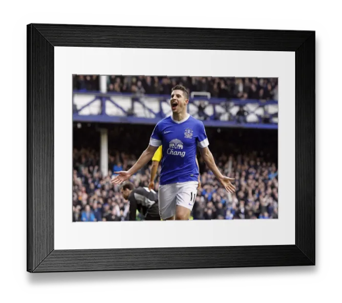 Framed Print : Mirallas Triumph: Everton's Exhilarating Third Goal vs. Reading (3-1) - Goodison Park (02-03-2013) Framed Print : Mirallas Triumph: Everton's Exhilarating Third Goal vs. Reading (3-1) - Goodison Park (02-03-2013)
