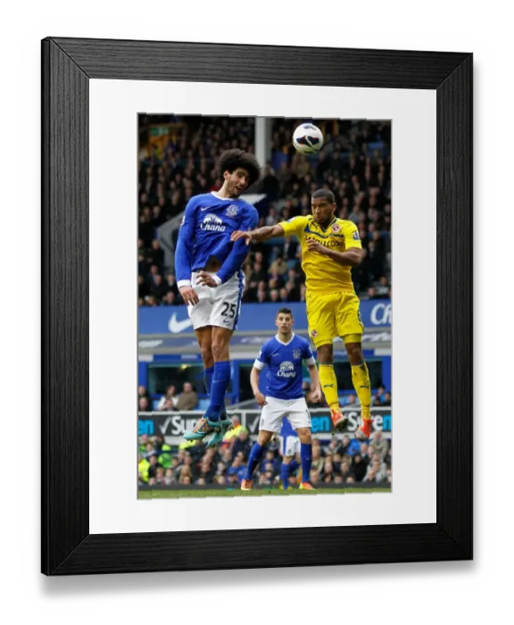 Framed Print : Fellaini's Powerful Performance: Everton's 3-1 Victory over Reading (02-03-2013, Goodison Park) - Marouane Fellaini vs Adrian Mariappa Framed Print : Fellaini's Powerful Performance: Everton's 3-1 Victory over Reading (02-03-2013, Goodison Park) - Marouane Fellaini vs Adrian Mariappa