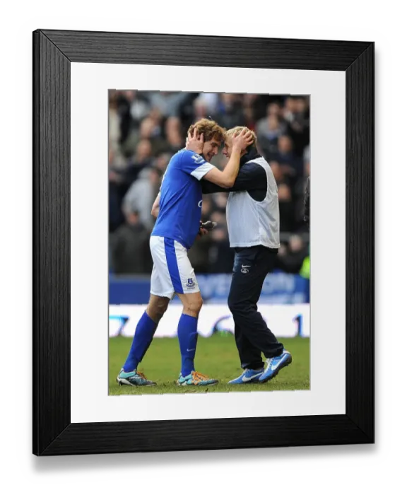 Framed Print : Everton's Jelavic and Neville: Celebrating a Prideful Victory Over Manchester City (3 / 16 / 2013, Goodison Park: Everton 2 - Manchester City 0) Framed Print : Everton's Jelavic and Neville: Celebrating a Prideful Victory Over Manchester City (3 / 16 / 2013, Goodison Park: Everton 2 - Manchester City 0)