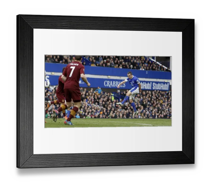 Framed Print : Leon Osman's First Goal: Everton's 2-0 Victory Over Manchester City (16-03-2013, Goodison Park) Framed Print : Leon Osman's First Goal: Everton's 2-0 Victory Over Manchester City (16-03-2013, Goodison Park)