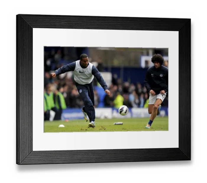 Framed Print : Distin's Defiant Performance: Everton's Historic 2-0 Victory Over Manchester City (BPL 2012-13, Goodison Park) Framed Print : Distin's Defiant Performance: Everton's Historic 2-0 Victory Over Manchester City (BPL 2012-13, Goodison Park)