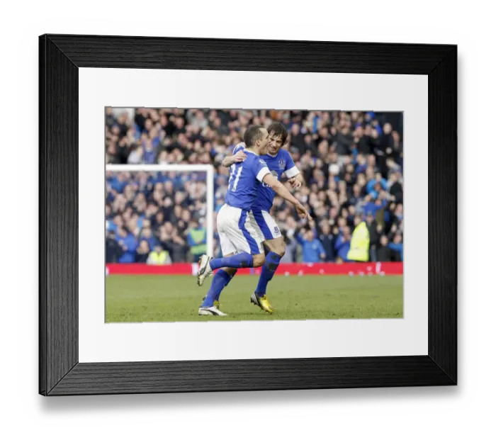 Framed Print : Osman and Baines: Everton's Unforgettable Goal Celebration vs. Manchester City (16-03-2013) Framed Print : Osman and Baines: Everton's Unforgettable Goal Celebration vs. Manchester City (16-03-2013)