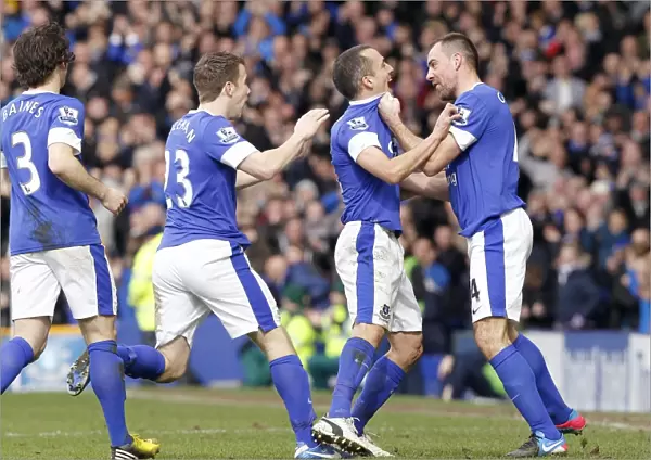 Osman and Gibson: Everton's Unforgettable Goal Celebration vs Manchester City (16-03-2013)