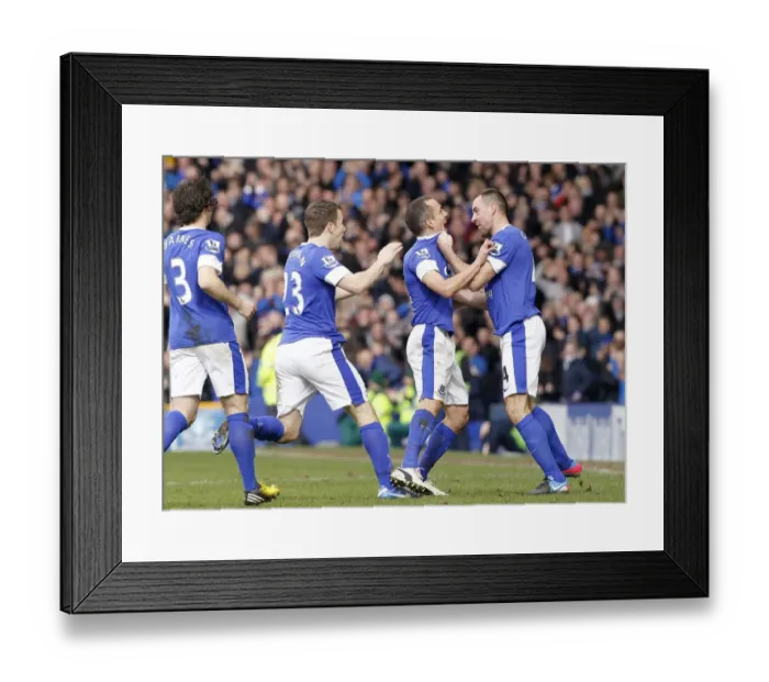 Framed Print : Osman and Gibson: Everton's Unforgettable Goal Celebration vs Manchester City (16-03-2013) Framed Print : Osman and Gibson: Everton's Unforgettable Goal Celebration vs Manchester City (16-03-2013)