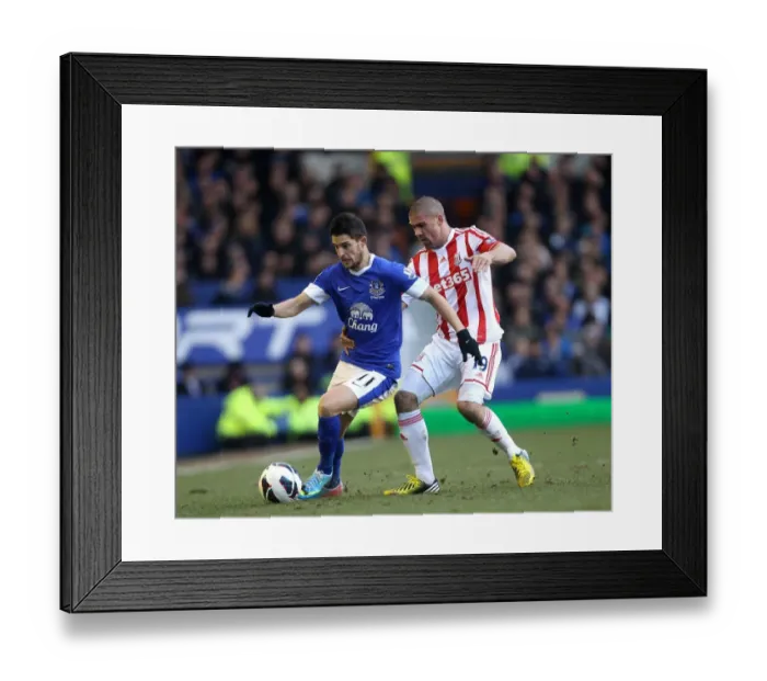 Framed Print : Battle for the Ball: Mirallas vs. Walters - Everton vs. Stoke City Rivalry (30-03-2013) Framed Print : Battle for the Ball: Mirallas vs. Walters - Everton vs. Stoke City Rivalry (30-03-2013)