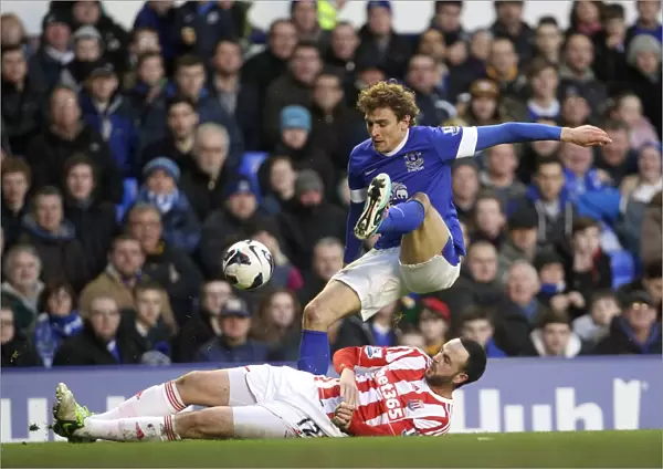 Marc Wilson's Sliding Tackle on Nikica Jelavic: Everton's 1-0 Win Over Stoke City at Goodison Park (March 30, 2013)