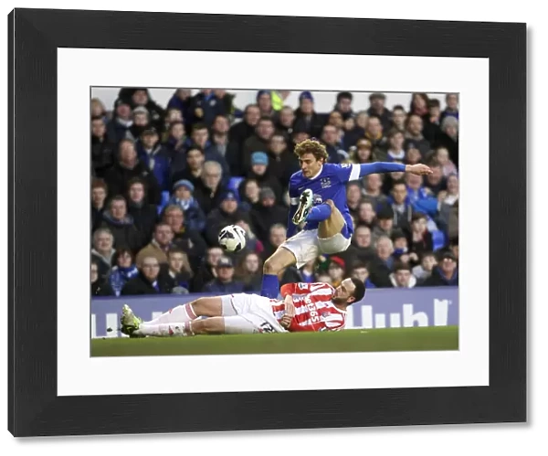 Marc Wilson's Sliding Tackle on Nikica Jelavic: Everton's 1-0 Win Over Stoke City at Goodison Park (March 30, 2013)