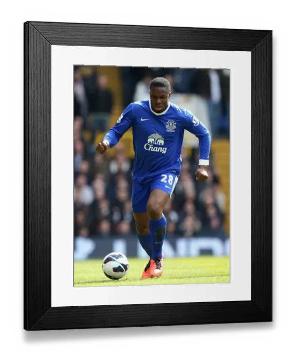 Framed Print : Anichebe's Unforgettable Performance: Everton Holds Tottenham Hotspur to a 2-2 Draw (Barclays Premier League, 07-04-2013) Framed Print : Anichebe's Unforgettable Performance: Everton Holds Tottenham Hotspur to a 2-2 Draw (Barclays Premier League, 07-04-2013)