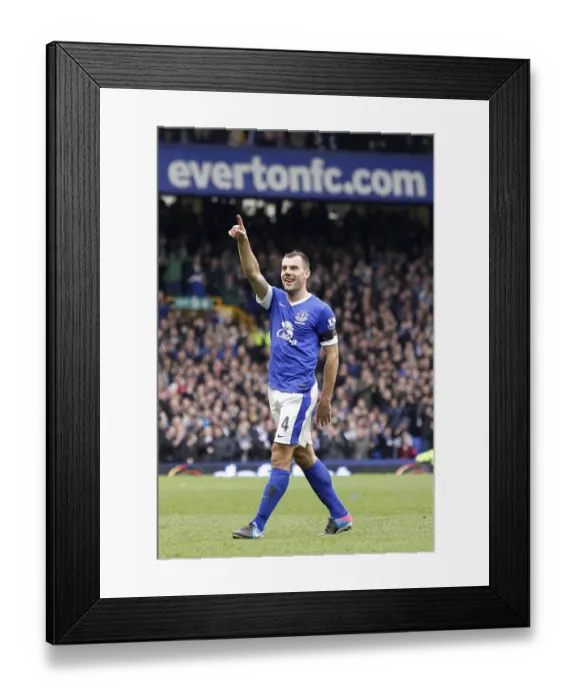 Framed Print : Darron Gibson's Game-winning Goal: Everton's First in BPL Victory over Queens Park Rangers (April 13, 2013, Goodison Park) Framed Print : Darron Gibson's Game-winning Goal: Everton's First in BPL Victory over Queens Park Rangers (April 13, 2013, Goodison Park)