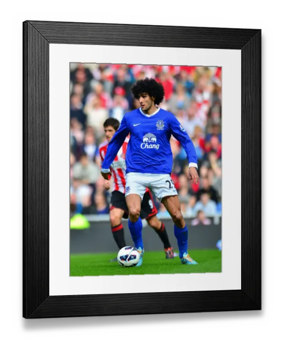 Framed Print : Marouane Fellaini Leads Everton in Intense BPL Battle at Stadium of Light Against Sunderland (Everton 0 - Sunderland 1, 20-04-2013) Framed Print : Marouane Fellaini Leads Everton in Intense BPL Battle at Stadium of Light Against Sunderland (Everton 0 - Sunderland 1, 20-04-2013)
