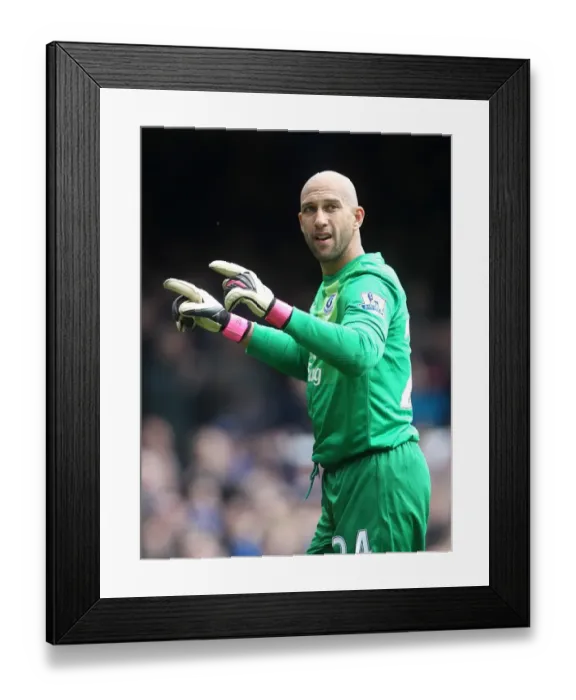 Framed Print : Tim Howard's Triumph: Everton's 1-0 Victory Over Fulham in the Barclays Premier League (Goodison Park, 27-04-2013) Framed Print : Tim Howard's Triumph: Everton's 1-0 Victory Over Fulham in the Barclays Premier League (Goodison Park, 27-04-2013)