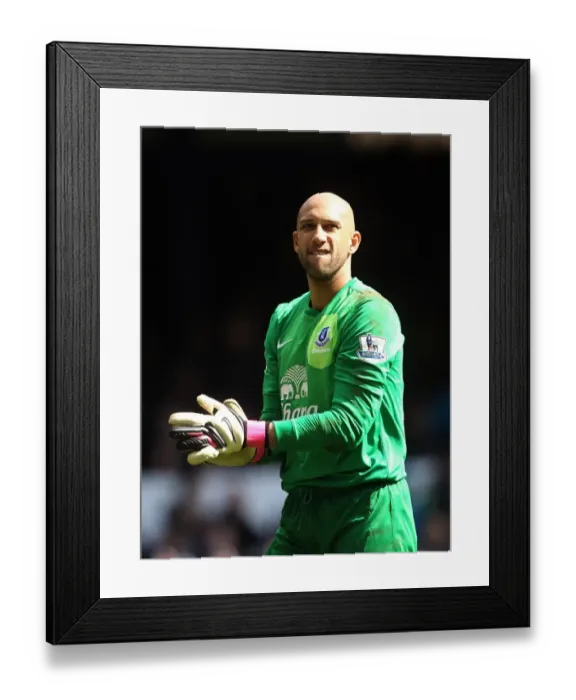 Framed Print : Tim Howard, Everton goalkeeper Framed Print : Tim Howard, Everton goalkeeper