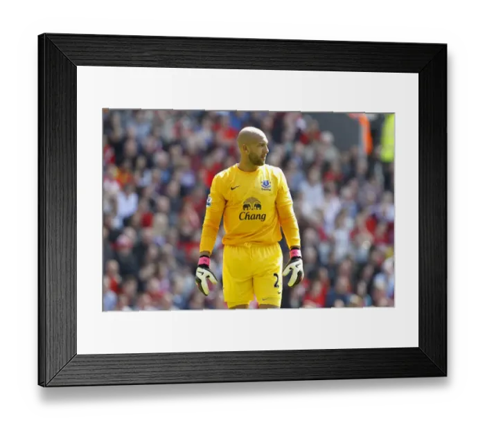 Framed Print : Tim Howard's Heroic Standoff: Liverpool vs. Everton 0-0 Stalemate (May 5, 2013, Barclays Premier League, Anfield) Framed Print : Tim Howard's Heroic Standoff: Liverpool vs. Everton 0-0 Stalemate (May 5, 2013, Barclays Premier League, Anfield)