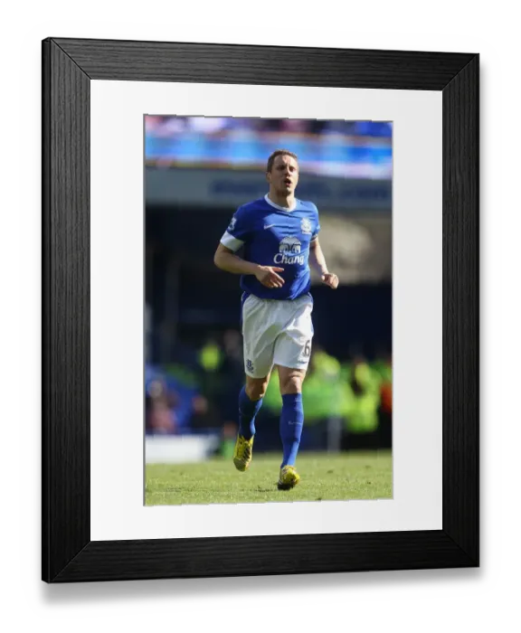 Framed Print : Phil Jagielka's Header: Everton's Winning Moment Against Fulham (Everton 1 - Fulham 0, Goodison Park, 27-04-2013) Framed Print : Phil Jagielka's Header: Everton's Winning Moment Against Fulham (Everton 1 - Fulham 0, Goodison Park, 27-04-2013)