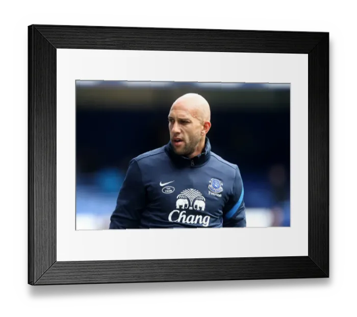 Framed Print : Tim Howard's Shutout: Everton 1-0 Fulham - Barclays Premier League (Goodison Park, 27-04-2013)