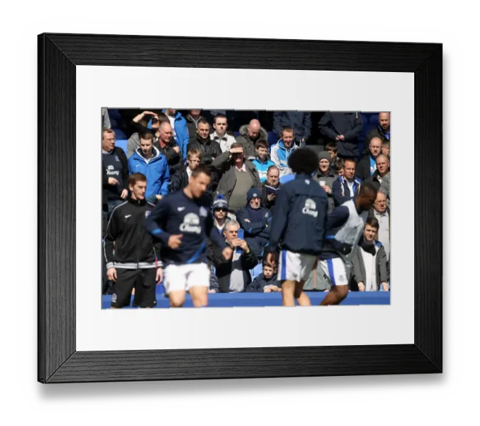 Framed Print : Everton FC: Goodison Park - Everton Fans Unite for Pre-Match Warm-Up vs Fulham (Everton 1-0) Framed Print : Everton FC: Goodison Park - Everton Fans Unite for Pre-Match Warm-Up vs Fulham (Everton 1-0)