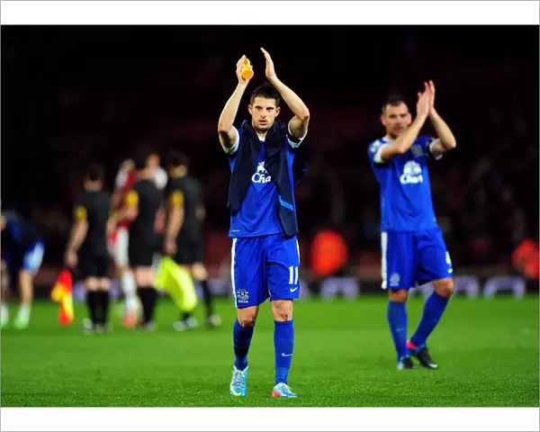 Kevin Mirallas of Everton Shows Gratitude to Fans After Scoreless Draw Against Arsenal