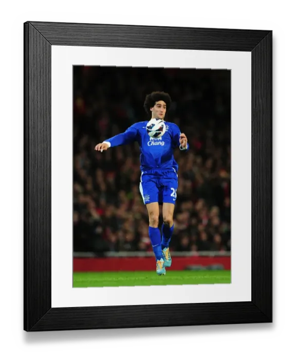 Framed Print : Fellaini's Defiant Stand: Arsenal vs. Everton, 0-0 Stalemate (April 16, 2013)