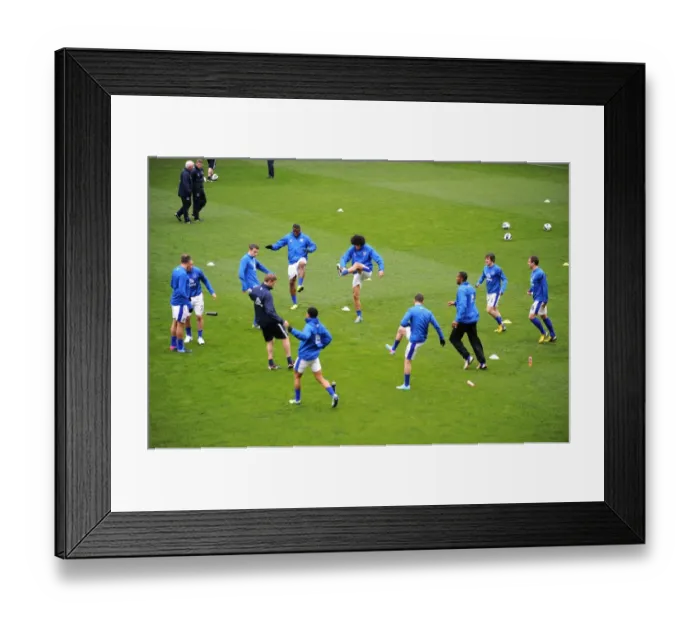 Framed Print : Everton Players Gear Up for Victory: Everton vs. Queens Park Rangers (Goodison Park, 13-04-2013, Barclays Premier League) Framed Print : Everton Players Gear Up for Victory: Everton vs. Queens Park Rangers (Goodison Park, 13-04-2013, Barclays Premier League)
