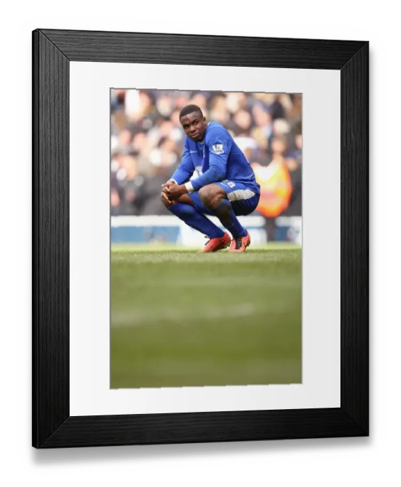 Framed Print : Anichebe's Regret: A Frustrating Draw for Everton at White Hart Lane (07-04-2013) Framed Print : Anichebe's Regret: A Frustrating Draw for Everton at White Hart Lane (07-04-2013)
