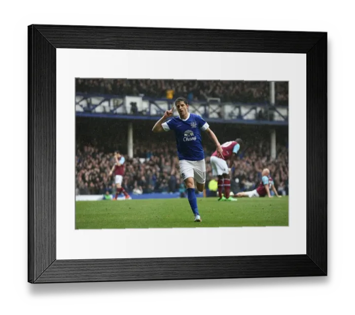 Framed Print : Mirallas Strikes Again: Everton's Second Goal vs. West Ham United (Everton 2-0, Barclays Premier League, May 12, 2013) Framed Print : Mirallas Strikes Again: Everton's Second Goal vs. West Ham United (Everton 2-0, Barclays Premier League, May 12, 2013)