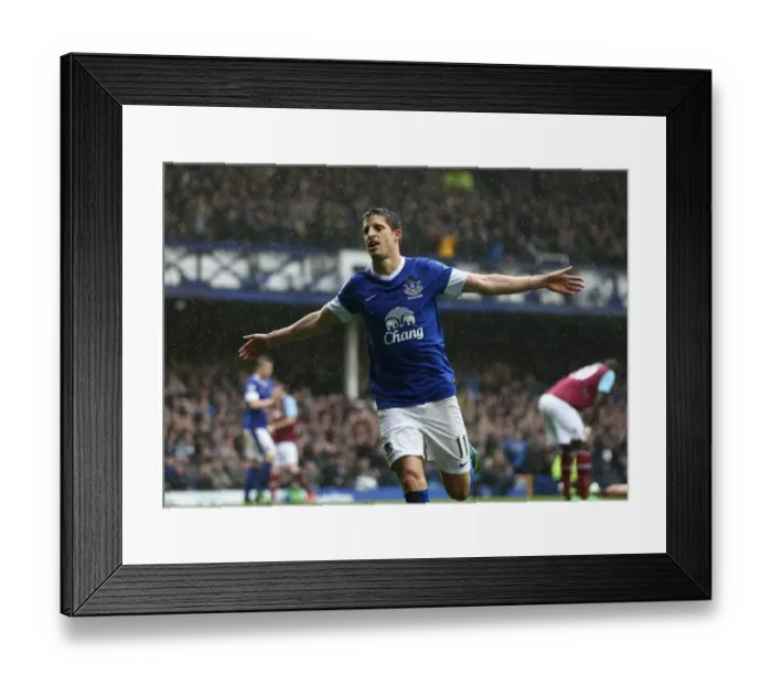 Framed Print : Mirallas's Brace: Everton Secures Victory Over West Ham United (12-05-2013) Framed Print : Mirallas's Brace: Everton Secures Victory Over West Ham United (12-05-2013)