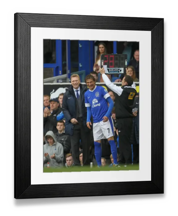 Framed Print : David Moyes Amusement: Everton's Substitution of Nikica Jelavic Seals 2-0 Victory over West Ham United (12-05-2013) Framed Print : David Moyes Amusement: Everton's Substitution of Nikica Jelavic Seals 2-0 Victory over West Ham United (12-05-2013)