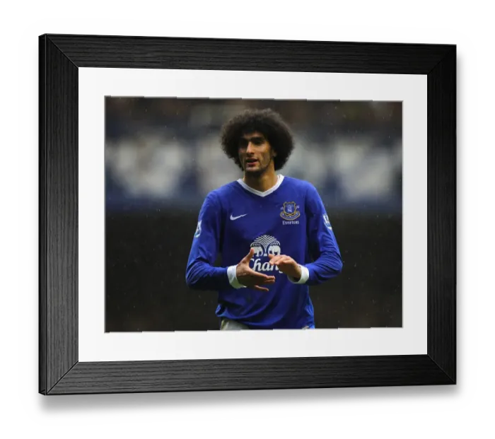Framed Print : Marouane Fellaini's Brilliant Performance: Everton's 2-0 Victory Over West Ham United (BPL, May 12, 2013) Framed Print : Marouane Fellaini's Brilliant Performance: Everton's 2-0 Victory Over West Ham United (BPL, May 12, 2013)