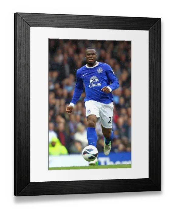 Framed Print : Victor Anichebe's Goal Celebration: Everton's Victory Over West Ham United (12-05-2013, Goodison Park)
