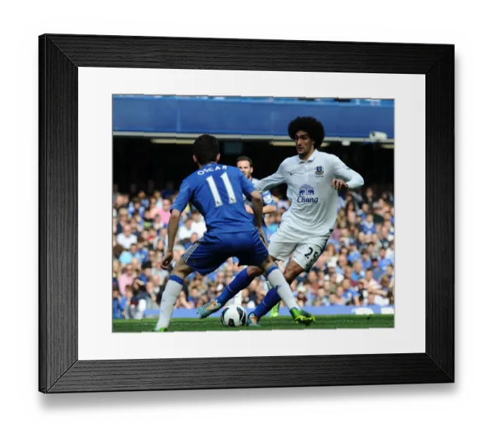 Framed Print : Clash of the Midfield Titans: Oscar vs Fellaini (Chelsea 2-1, May 19, 2013) Framed Print : Clash of the Midfield Titans: Oscar vs Fellaini (Chelsea 2-1, May 19, 2013)