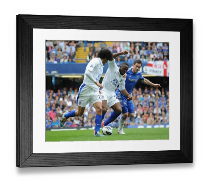 Framed Print : Clash at Stamford Bridge: Frank Lampard vs. Victor Anichebe - Premier League Showdown (19-05-2013) Framed Print : Clash at Stamford Bridge: Frank Lampard vs. Victor Anichebe - Premier League Showdown (19-05-2013)