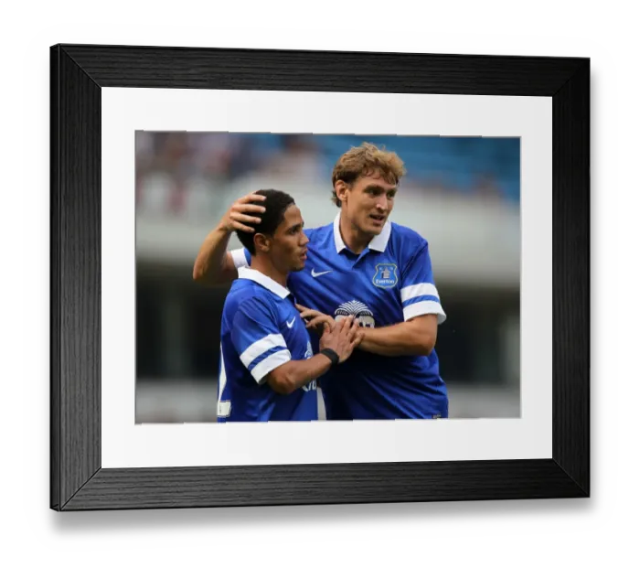 Framed Print : Pre Season Friendly - Blackburn Rovers v Everton - Ewood Park Framed Print : Pre Season Friendly - Blackburn Rovers v Everton - Ewood Park