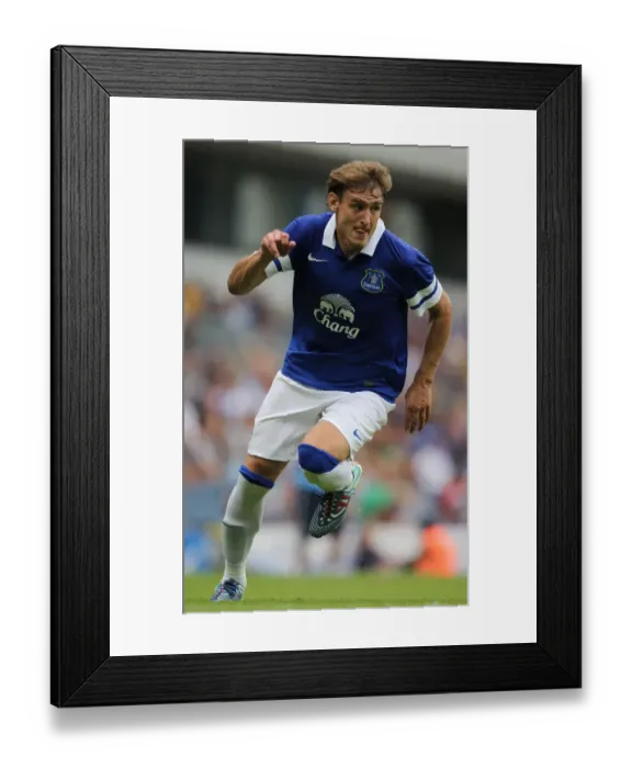 Framed Print : Everton's Nikica Jelavic Scores in Pre-Season Victory over Blackburn Rovers (3-1)